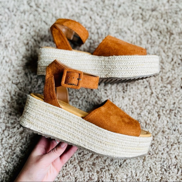 Flatform Sandals 8 American Eagle Platform Summer Shoes - Picture 2 of 4